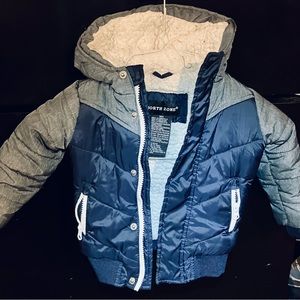 Boys Sz 18 months The North Zone puffer coat w/hood